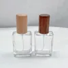 15ml quadrado perfume spray garrafa de vidro recarregável portátil viagem óleo líquido cosméticos recipiente perfume atomizador 230106