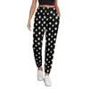 Pantalon femme blanc marguerite printemps vache imprimé élégant pantalons de survêtement femme Streetwear pantalon personnalisé grande taille