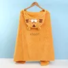 Bath Towel Bath Towels 80x125cm Baby Blankets Quick-drying High-density Infant Accessories Cloak Bibulous Tiger Penguin Elephant YQ240106