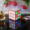 Portable Speakers Mini Lantern Car Subwoofer Portable Wireless Audio Cube Colorful LED Bluetooth Speaker Music Bulb Christmas Gift Desk Speakers YQ240106