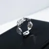 Bague de créateur pour femmes, anneau de nez de cochon, haut de gamme 18 carats, nouveau V en or CNC, chaîne sculptée exquise, Premium Sense creux, polyvalent pour femmes