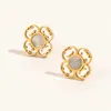 Brand Letter Stud Earring Luxury Earrings Classic Diamond Earring Wedding Gift Woman Designer Jewelry Accessories Mixed Style