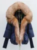 Women Coat Real Silver Fox Fur Collar Hooded White Duck Down Jacket Super Large Fashion Luxury Outerwear Puffer 240105