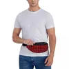 Heuptassen Vintage Houndstooth-tas Zwart en rood Polyester Picture Pack Dames Fitness