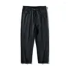 Men's Jeans 2024 Korean Fashion Loose Classic Straight Baggy Wide Leg Trousers Street Hip Hop Pants 3XL Black Grey Blue
