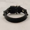 Black ALYX Buckle Bracelet Men Women 1 Quality Cow Leather 1017 9SM Bracelets Classic Press Metal Button 240105