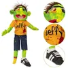 60 cm stor Jeffy Boy Hand Puppet Children Soft Doll Talk Show Party Props Christmas Doll Plush Toys Puppet Kids Gift 240105