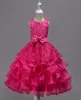 Robe fille sans manches robes enfant vêtements filles fête princesse robes Nina 3 5 6 7 14 ans robe d'anniversaire baptême de noël1184483