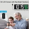 17 Inch Large Digital Wall Clock with Remote Control Automatic Brightness Dimmer Display 240106