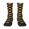 Men's Socks Cute Croissant Harajuku High Quality Stockings All Season Long Accessories For Man's Woman's Birthday Present