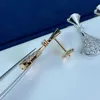 orecchini con diamanti in argento sterling 925 di alta qualità per orecchini di marca di gioielli di moda per ragazze