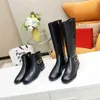 Designers famosos recomendam fortemente botas femininas para a moda outono e inverno por seus pés confortáveis e versáteis para mostrar suas pernas longas tamanho 35-40