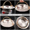 Pans Stainless Steel Cookware Japanese Sukiyaki Induction Frying Hanging Pot For Cooking
