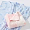 Fasciatoio nato Coperta termica in morbido pile Coniglio Dinosauro Set biancheria da letto Trapunta per bambini Fasciatoio per neonato 240106