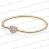 925 Silver designer lover Charm luxury Bracelet for Women Rose Gold Bangle Diamond Chain DIY fit Pandoras Basic Bracelet with Logo Engagement Jewelry Gifts