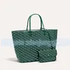 Luxurys designer Tote Bag Womens Go Yard Anjou Mini Cross Body Gy Leather Double Sided Shopper Stora Tote Bag nyckelkort
