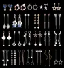 Микс, 20 пар, длинные серьги, женские серьги с кисточками, корейские серьги с жемчугом в стиле ретро для Wholes8054494