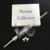 14mm 19mm nectar collector kit waterleiding glas kits met keck clip glazen kom pijpen titanium nail tip dab booreilanden pijpen