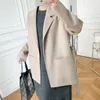 Manteau court avec manteau court et manteau en laine pour femme