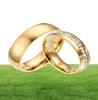 Anelli di nozze di fidanzamento classico per donne uomini gioielli in acciaio inossidabile bandiere nuziali gioielli di moda9609711