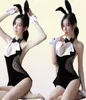 Erotik seksi cosplay iç çamaşırı anime roleplay kostümü kadınlar için kızlar sevimli kawaii tavşan kız takım elbise yaramaz kadife striptizci kıyafeti y092196615