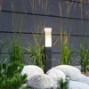 Vattentät LED Garden Lawn Lamp Modern Aluminium Pillar Light Outdoor Courtyard Villa Landscape Pollards