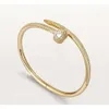 مصمم سوار كامل الحجر من التيتانيوم الفولاذ الفولاذ سحر سحر المسمار ارتفاع الأساور bangle pulsera للرجال والنساء الأزواج العشاق هدية