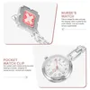 Pocket Watches Diamond-shaped Metal Brand Hanging Clip For Nurses Table Fob Nursing