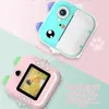 Kids Printing Camera Boy Girls Digital with Thermal Video Pography Mini Printer 240106