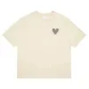 Camisetas para hombres Nuevos diseñadores Amis Camiseta para mujer Corea Moda Camisetas Marca de lujo Mangas cortas Amantes del verano Top Ropa con cuello redondo Ropa SXL