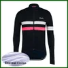 Pro Team Rapha Cycling Jersey Mens Winter Thermal Fleece Long Sleeve MTB Bike Shirt Cykel Toppar Racingkläder utomhus Sportwea197K