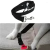 Colliers pour chiens et chats, réglables, ceinture de sécurité de voiture, harnais de véhicule, Clip, levier de sécurité, Accessoires de Traction