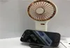 protable mini fans Multifunctional USB Rechargerable Adjustable 3 Speed Handheld Summer Air Cooler Cooling Kids Toys2294996