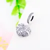 Lose Edelsteine 925 Silber Herz Haus Fenster Pilz Rose Blume Perlenanhänger Passend für Original Pan Charm Armband Herstellung Kid Berloque DIY