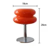 Macaron Glass Table Lamp Trichromatic Dimming Living Room Atmosphere Lamps Eye Protection Night Light Girl Bedroom Bedside Decor 240105