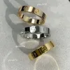 Anello di design Uomo Ragazzi Originale Incisione AAA Diamante AMORE Oro Sier Rosa Anelli in acciaio al titanio Donne Ragazze Amanti Gioielli da sposa 6 7 8 9 10 11 12 Grande