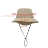 Berretti da uomo traspiranti cappelli Boonie a tesa larga da esterno UPF 50 per protezione solare cappello da arrampicata pesca da viaggio