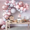 Macaron Ballon Chaîne De Mariage Fête D'anniversaire Décoration Enfants Baby Shower Ballon Garland Arch Kit 1er Anniversaire Ballon Bleu Ensemble F12554