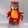 Cat Costumes Stylish Washable Funny Crab Cosplay Clothing Pography Prop Super Soft Polyester Pet Costume Supplies