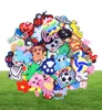 30200PCS Whole Random Cartoon Pig Shoes Charms Animal Buckle For Kids Xmas Party Gift Shoe Decration Accessories5639459