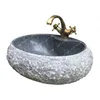 Bathroom Sink Faucets Natural Stone Pedestal Basin Inter-Platform Antique Outdoor Wash Integrated Floor Type Table