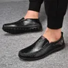 2023 بيع ساخن رخيصة loafer reptable flat للرجال غير الرسمي من الجلد حجم كبير 46 47 حذاء القيادة الرجال mocassin hommes