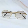 58% Zonnebril Luxe Heren Merk Designer Mode Straat Bescherm Vintage Ronde Metalen Klassieke Shades Vul Nieuw