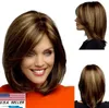 CAPS Women Lady Girl's Short Brown Blonde Natural Straight Cosplay Hair Full Wigs Us