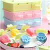 Outils de crème glacée dessin animé Popsicle moule Cube fabricant plateau Mod pour fête Bar cuisine Pop Drop livraison maison jardin salle à manger Dhmnd