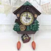 Настенные часы в форме дома с кукушкой, винтажный колокольчик с птицей, таймер для гостиной, маятник, ремесла, художественные часы, домашний декор, 1 шт., 210913282a
