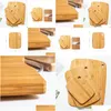 Andra köksverktyg Tredelar Sethome Kitchen Cutting Board Mini Fruit Chop Liten Bamboo and Wood Drop Delivery Home Kitchen Kitchen, DHVBS