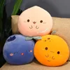 Oreillers de fruits Orange myrtille pêche coussins doux Kawaii jouet de corps de couchage peluches en peluche canapé-lit décor 240105