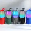 Portable Speakers TG644 Bluetooth Speaker Subwoofer Wireless Outdoor Mini Audio RGB Colorful Light Card Portable Christmas Gift Speaker YQ240106