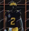 2024 Rose Bowl Drake Nugent Michigan Wolverines Maglia da calcio cucita personalizzata Mens 73 LaDarius Henderson 89 AJ Barner 5 Josaiah Stewart Michigan Maglie nuove